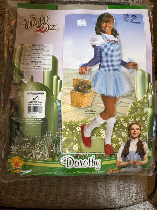 Other - Wizard of Oz Dorothy Kids Costume Halloween Dress Up Theater